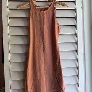 Aritzia Wilfred body on dress with back cut out